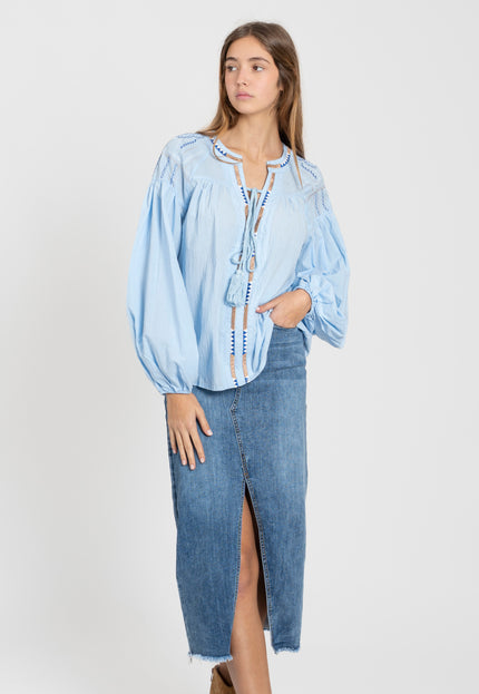 BLUSA ARMONIAS PREMIUM BORDADOS