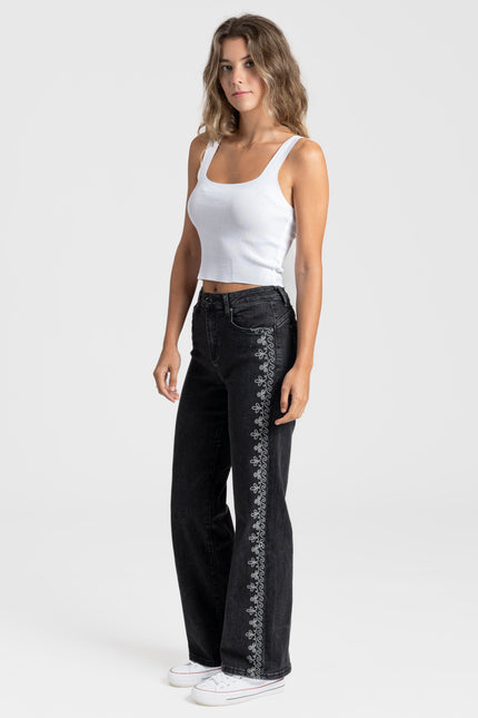 JEANS ARMONIAS TEEN BORDADOS