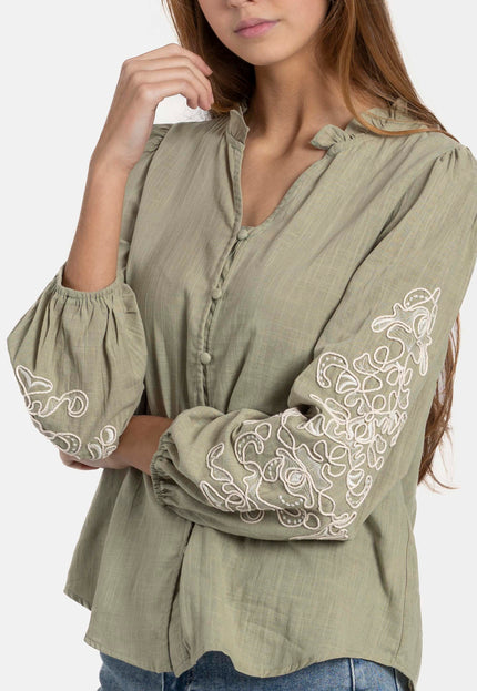 CAMISA ARMONIAS BORDADOS