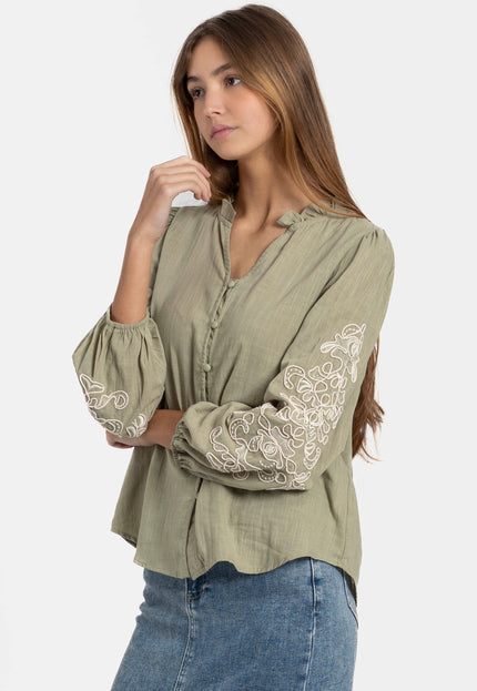 CAMISA ARMONIAS BORDADOS