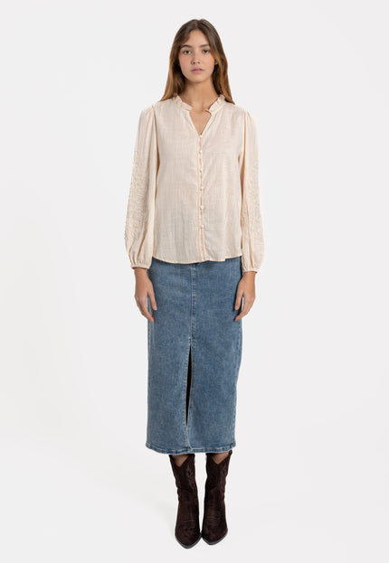 CAMISA ARMONIAS BORDADOS