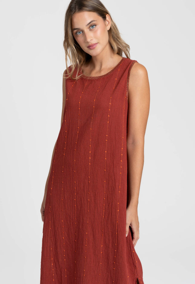 VESTIDO ARMONIAS LINO