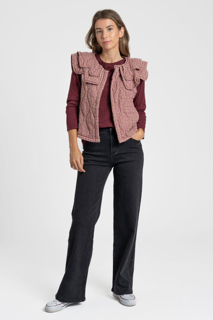 CHALECO ARMONIAS TEEN CUADROS