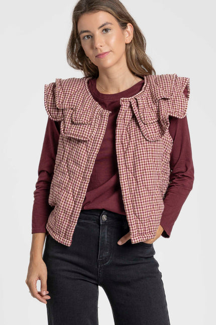 CHALECO ARMONIAS TEEN CUADROS