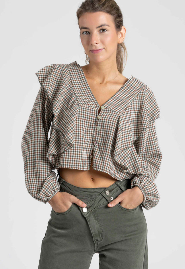 BLUSA ARMONIAS TEEN VOLANTES