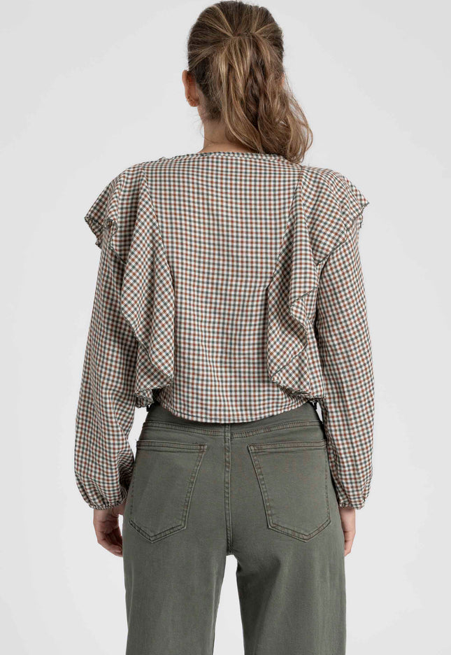 BLUSA ARMONIAS TEEN VOLANTES