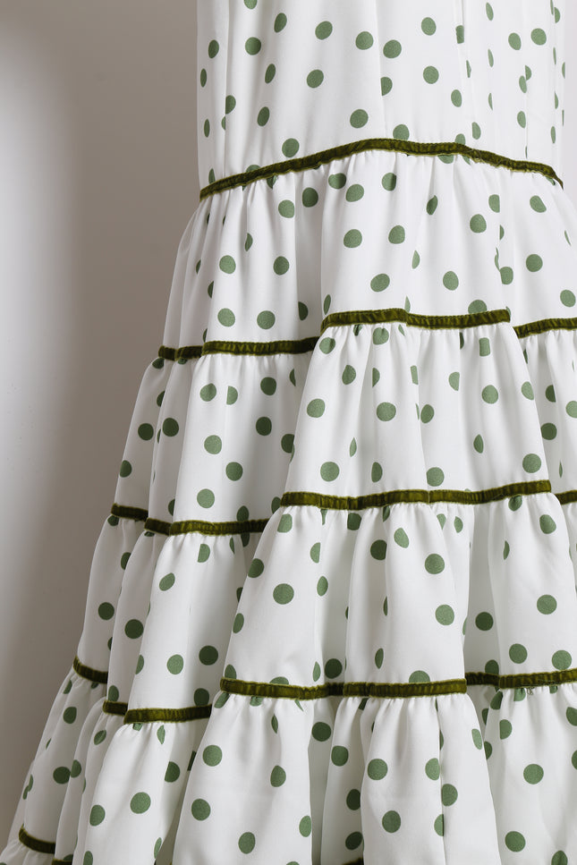 TRAJE FLAMENCA SRA ROSALÍA LUNARES PEQUEÑOS