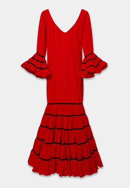 TRAJE FLAMENCA SRA ROSALÍA LISO