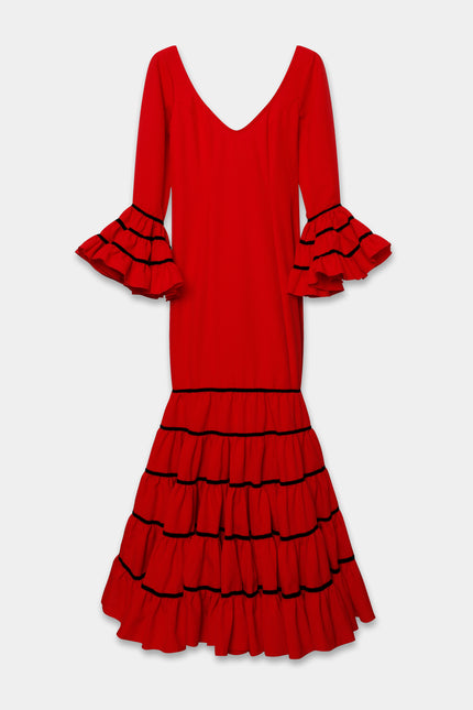 TRAJE FLAMENCA SRA ROSALÍA LISO