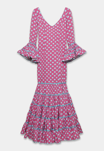 TRAJE FLAMENCA SRA ROSALÍA LUNARES MEDIANOS