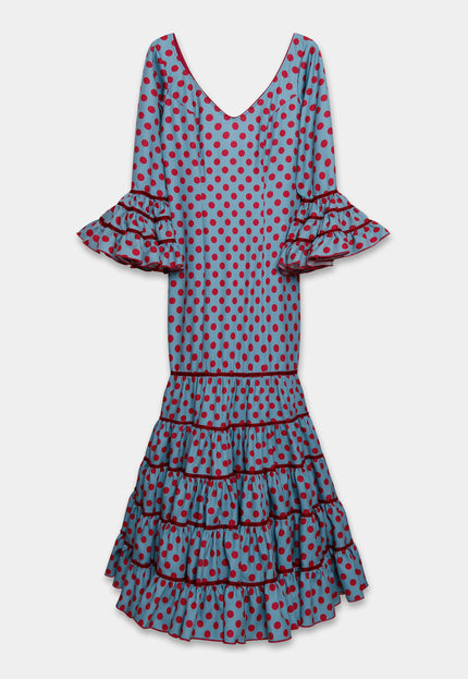 TRAJE FLAMENCA SRA ROSALÍA LUNARES MEDIANOS