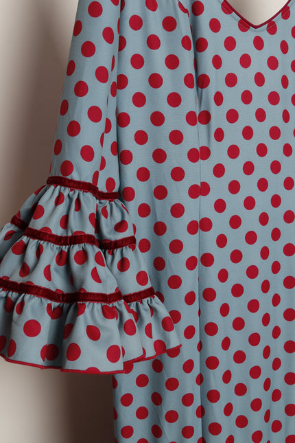 TRAJE FLAMENCA SRA ROSALÍA LUNARES MEDIANOS