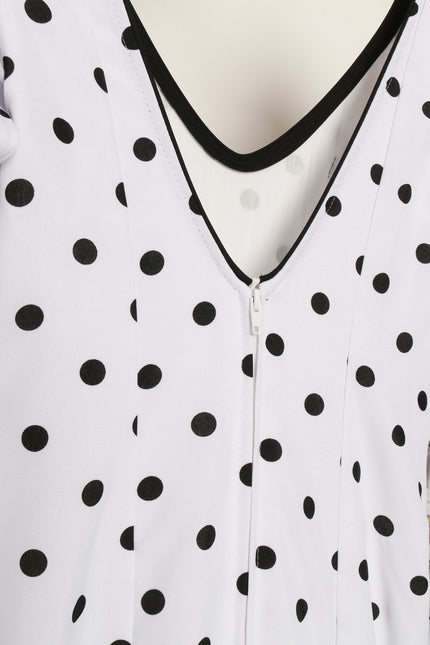 TRAJE FLAMENCA SRA ROSALÍA LUNARES PEQUEÑOS