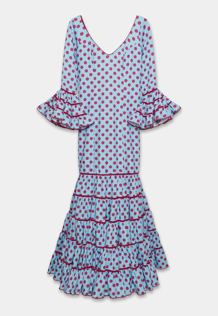TRAJE FLAMENCA SRA ROSALÍA LUNARES MEDIANOS