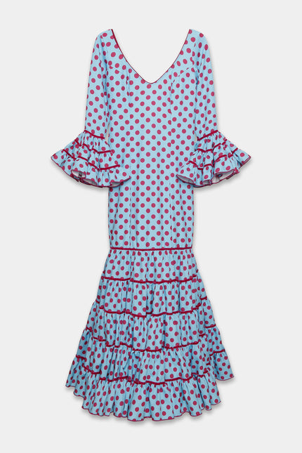 TRAJE FLAMENCA SRA ROSALÍA LUNARES MEDIANOS