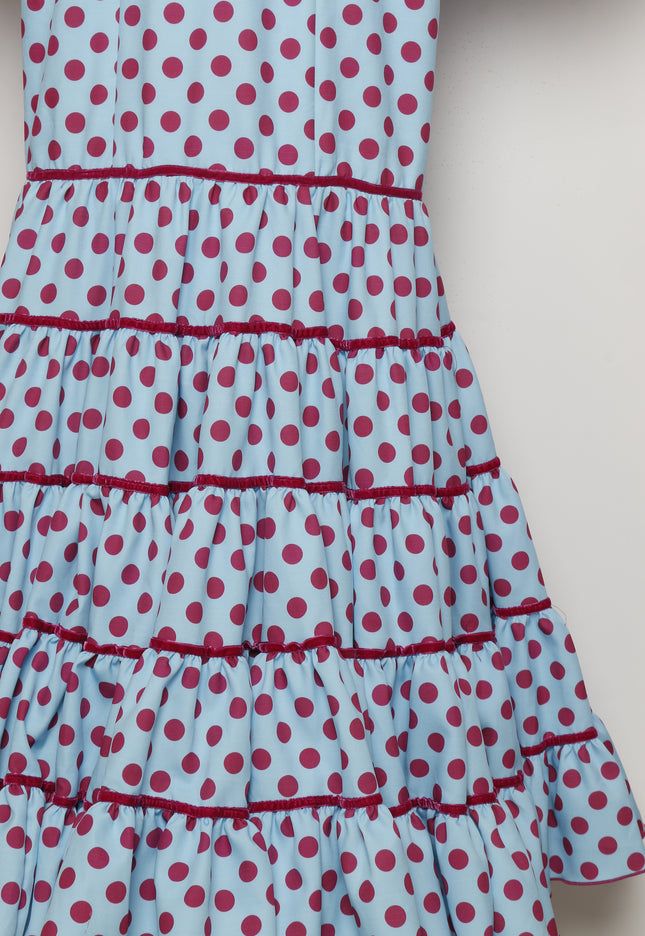 TRAJE FLAMENCA SRA ROSALÍA LUNARES MEDIANOS