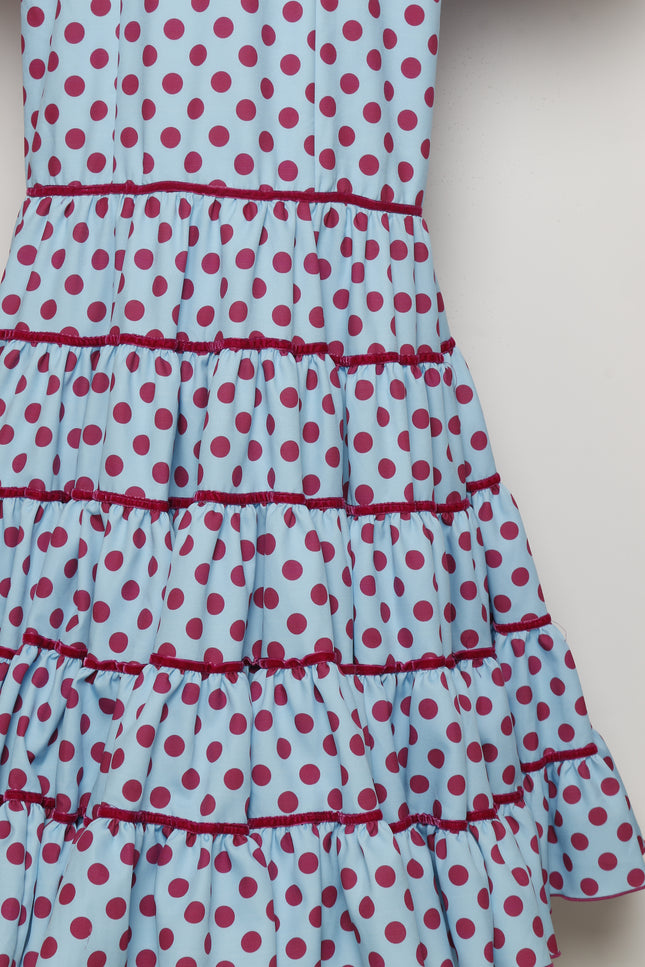 TRAJE FLAMENCA SRA ROSALÍA LUNARES MEDIANOS