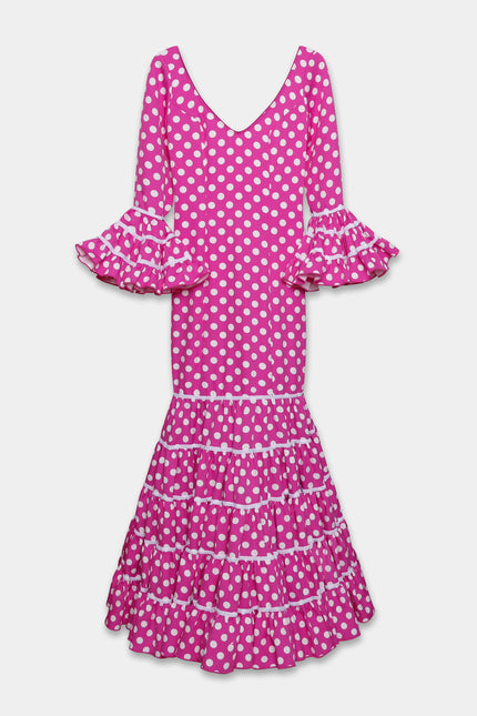 TRAJE FLAMENCA SRA ROSALÍA LUNARES MEDIANOS