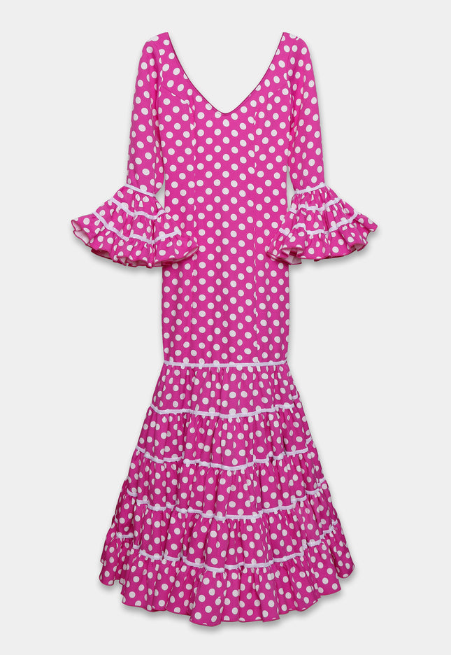 TRAJE FLAMENCA SRA ROSALÍA LUNARES MEDIANOS