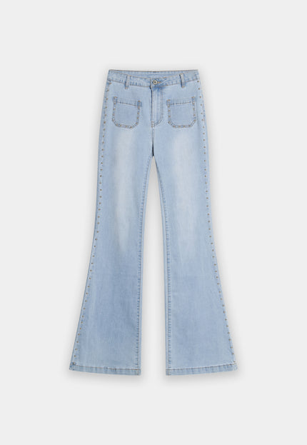 JEANS ARMONIAS TEEN TACHUELAS