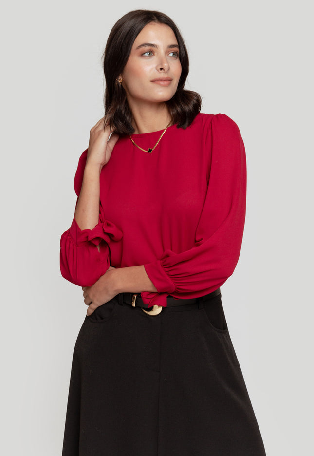 BLUSA ARMONIAS GASA LAZOS