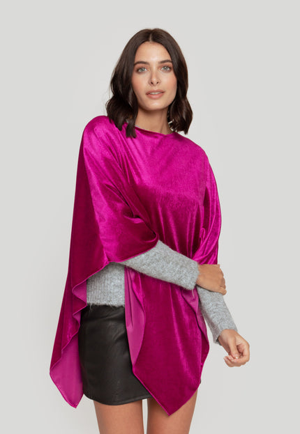 PONCHO ARMONIAS TERCIOPELO