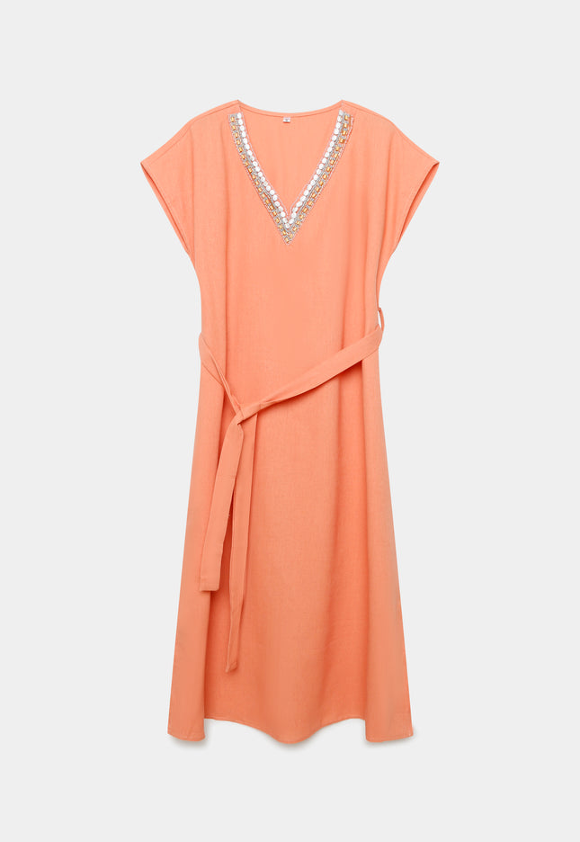 VESTIDO ARMONIAS LINO