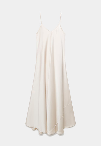 VESTIDO ARMONIAS SATINADA