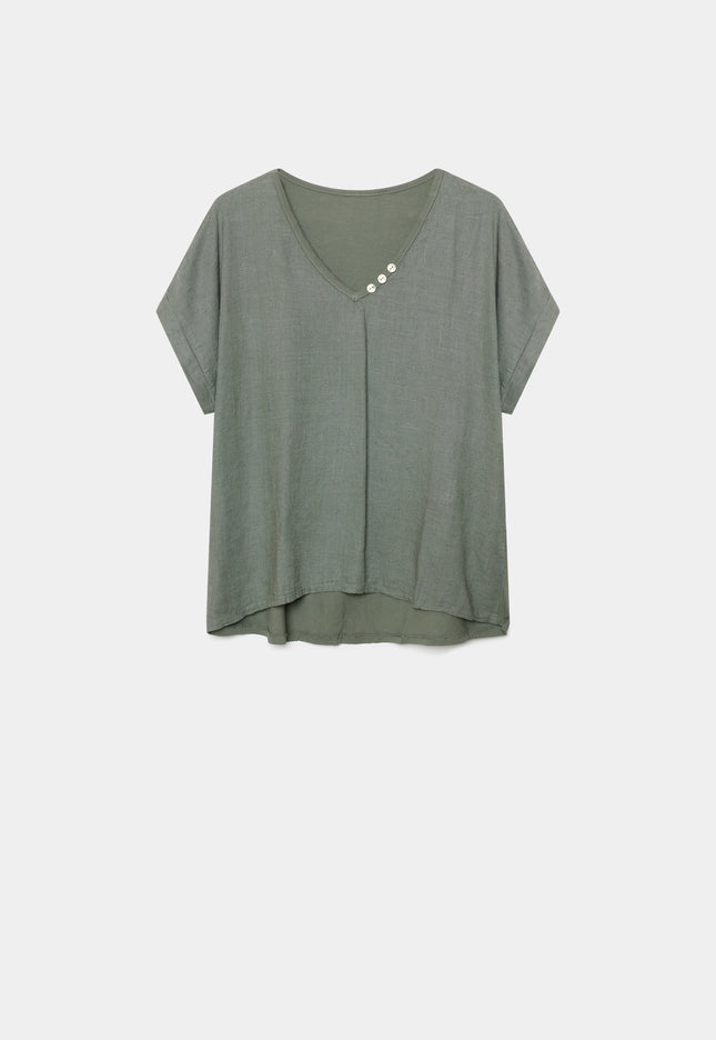 BLUSA ARMONIAS CURVE LINO