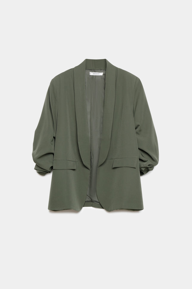 CHAQUETA ARMONIAS CURVE FRUNCE