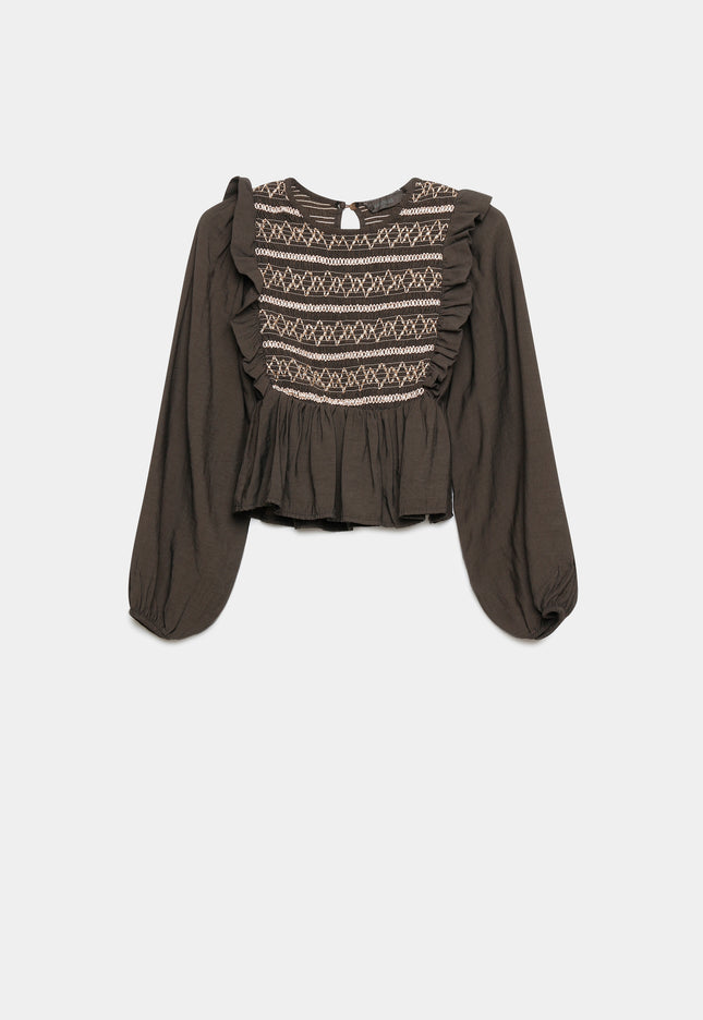 BLUSA ARMONIAS TEEN BORDADOS