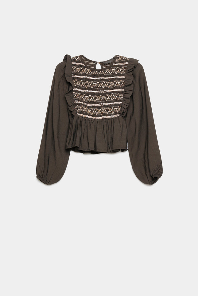 BLUSA ARMONIAS TEEN BORDADOS