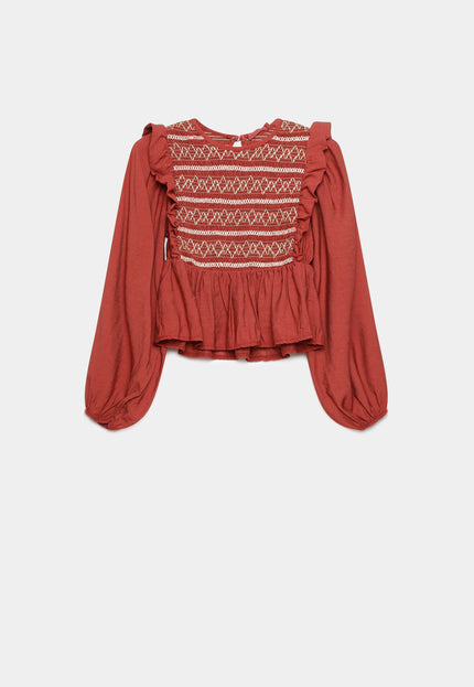 BLUSA ARMONIAS TEEN BORDADOS