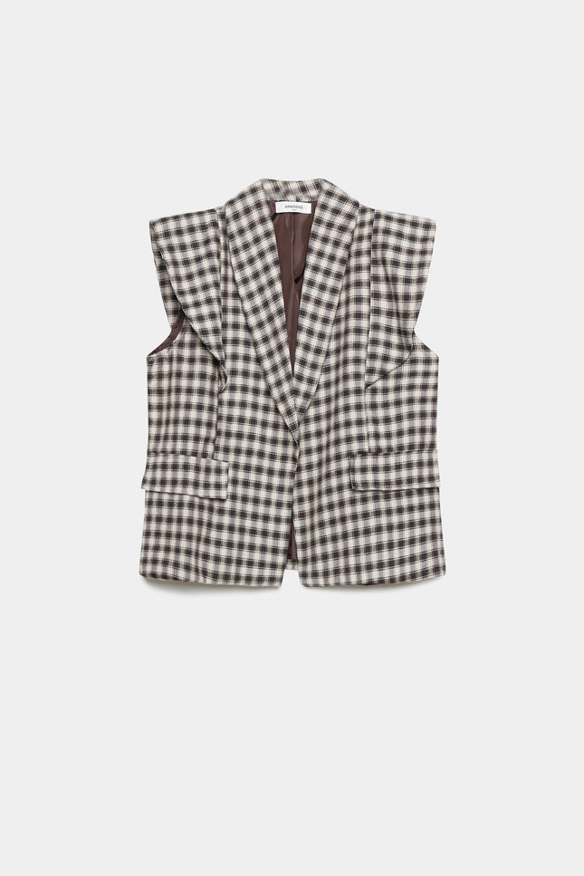 CHALECO ARMONIAS TEEN CUADROS