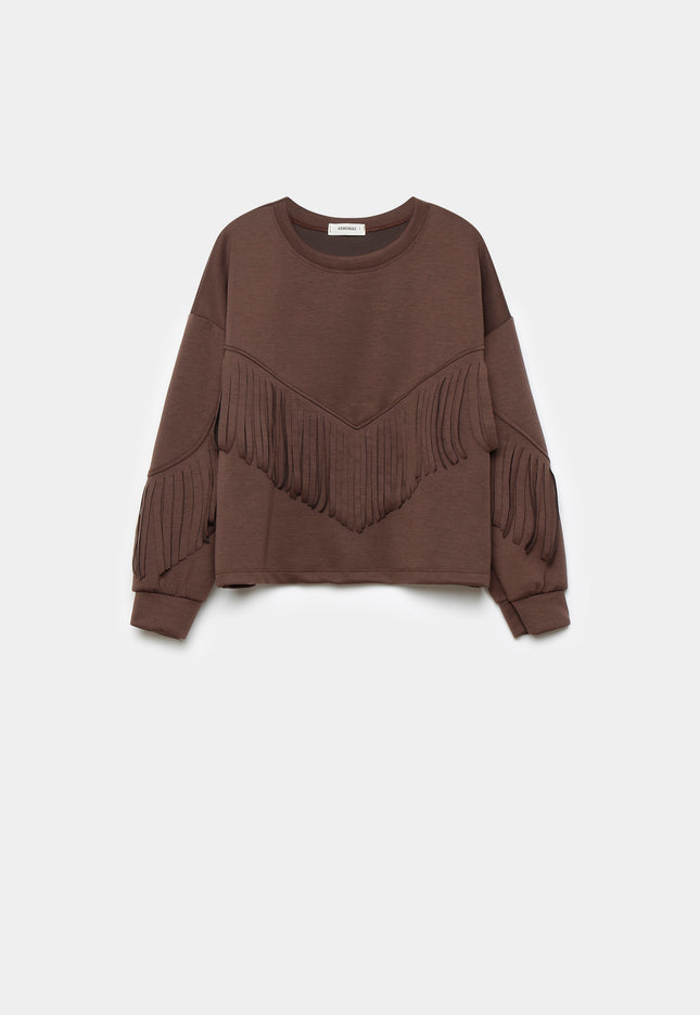 SUDADERA ARMONIAS FLECOS