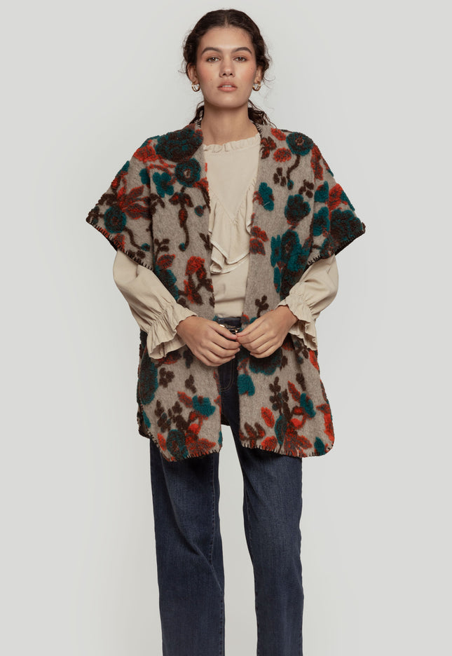 PONCHO MASSIMA GRAZIA WOOL