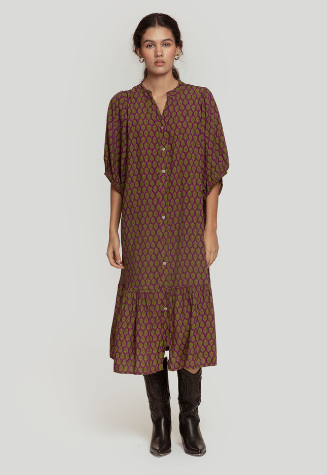 VESTIDO MASSIMA GRAZIA HOJA