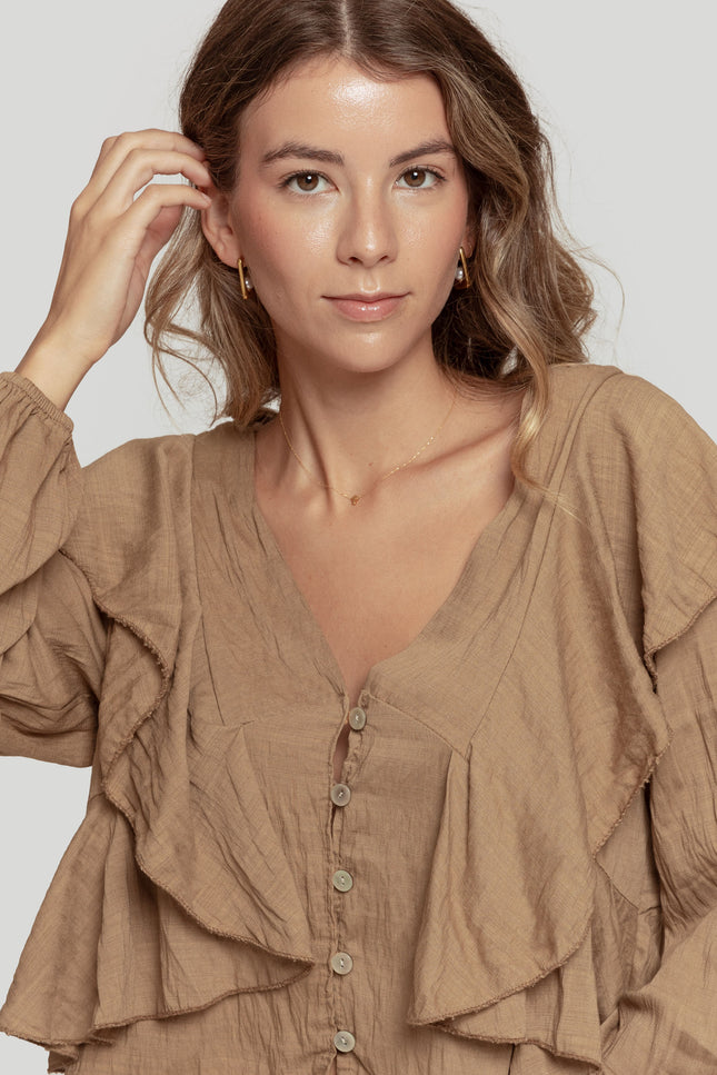 BLUSA MASSIMA GRAZIA VOLANTES