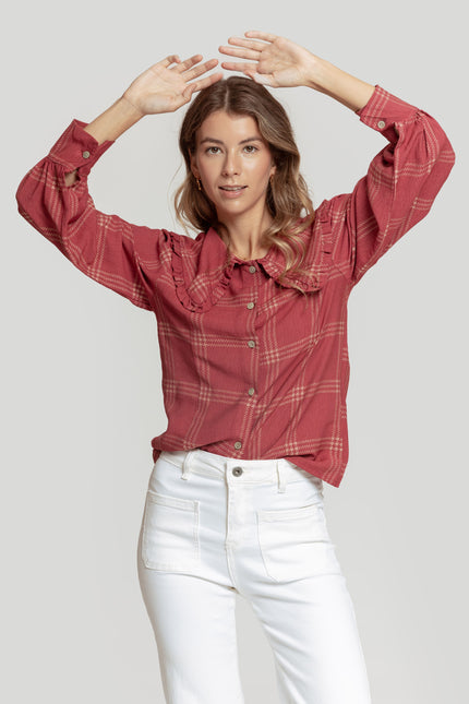 BLOUSE MASSIMA GRAZIA CUADROS