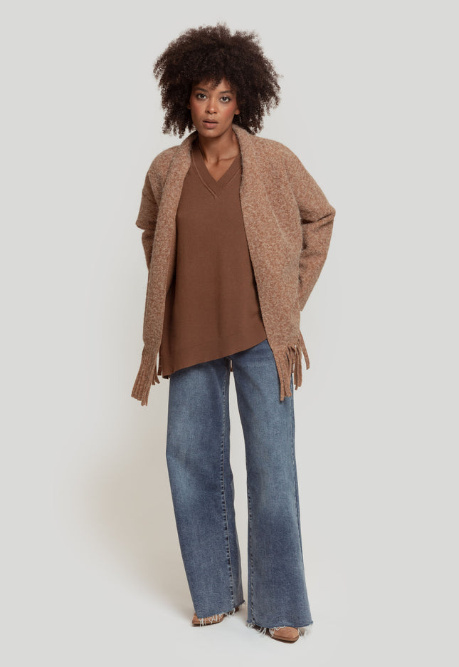 MANTEAU À FRANGES ARMONIAS