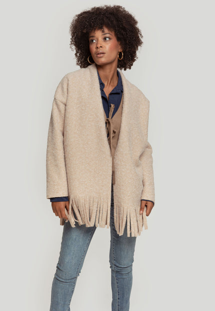 MANTEAU À FRANGES ARMONIAS