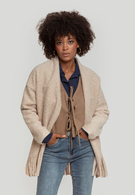MANTEAU À FRANGES ARMONIAS