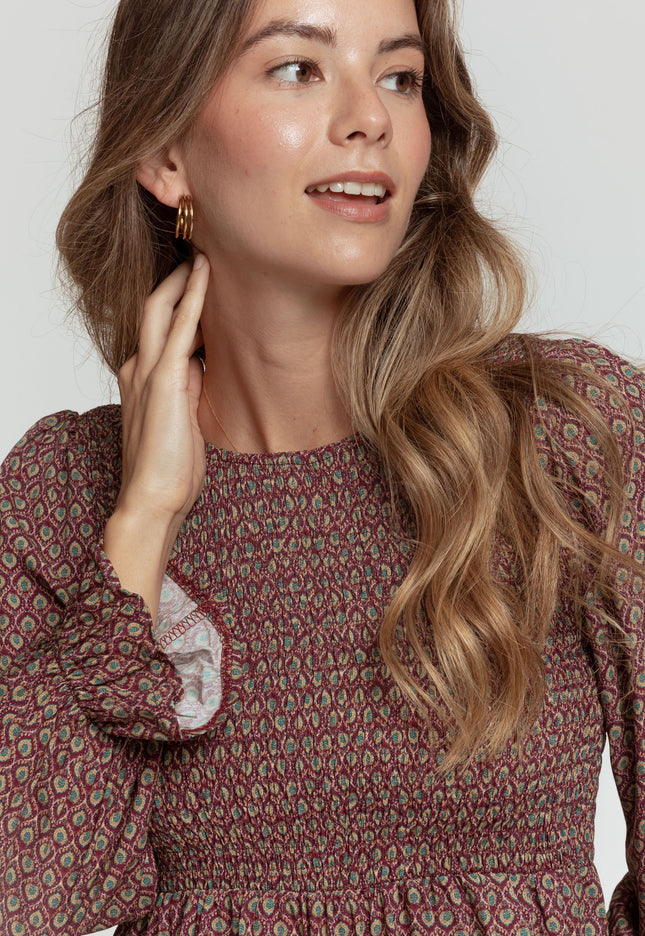 MASSIMA GRAZIA PEPLUM BLOUSE
