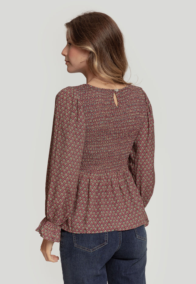 MASSIMA GRAZIA PEPLUM BLOUSE