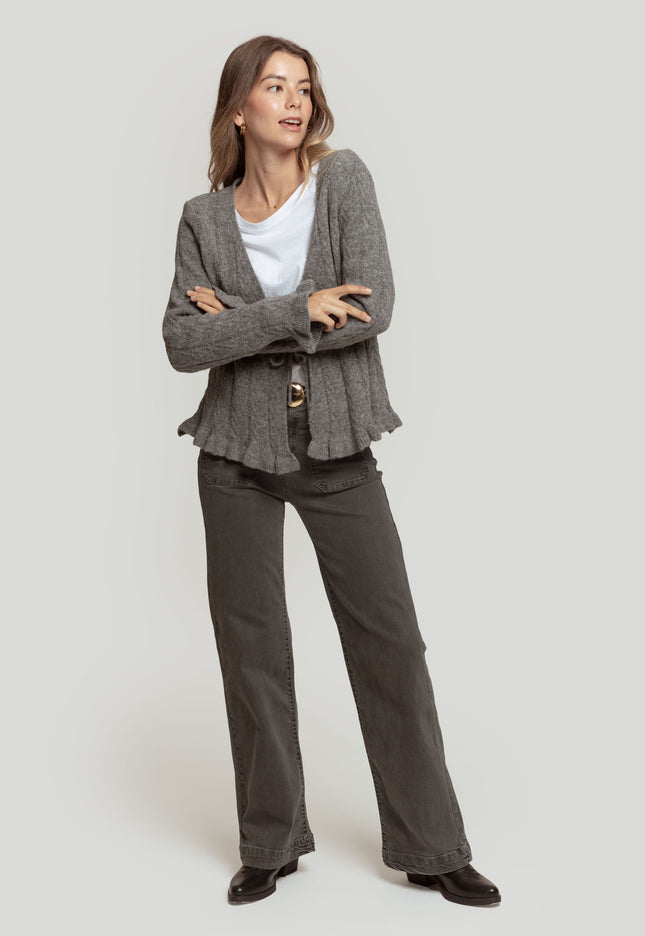 CARDIGAN À VOLANTS MASSIMA GRAZIA
